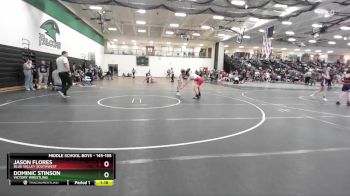 145-155 lbs Round 4 - Jason Flores, Blue Valley Southwest vs Dominic Stinson, Victory Wrestling