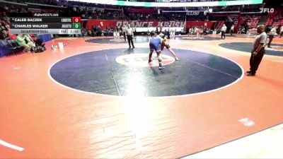 3A 215 lbs Quarterfinal - Charles Walker, Joliet (Central) vs Caleb Baczek, Libertyville