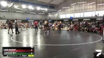 285 lbs Semis & 3rd Wb (16 Team) - Christian Bell, Short Time WC vs Lane Gourley, Backyard Brawlers