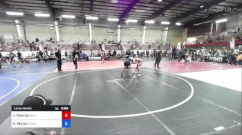 130 kg Consolation - Jackson Roorda, WAR Wrestling Club vs Hudson Mazur, Cornerstone