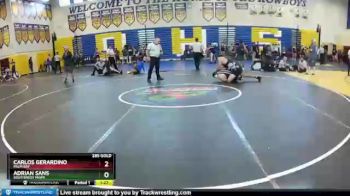 285 lbs Round 5 - Adrian Sans, Southwest Miami vs Carlos Gerardino, Palm Bay