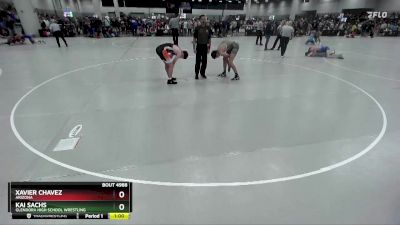 150 lbs Cons. Round 2 - Kai Sachs, Glendora High School Wrestling vs Xavier Chavez, Arizona