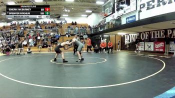 126 lbs Quarterfinal - Spencer Roehlig, Washington (Massillon) vs Emeric McBurney, Perry (Massillon)