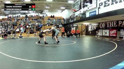 126 lbs Quarterfinal - Spencer Roehlig, Washington (Massillon) vs Emeric McBurney, Perry (Massillon)