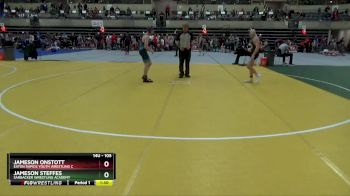 105 lbs Semifinal - Jameson Onstott, Eaton Rapids Youth Wrestling C vs Jameson Steffes, Sarbacker Wrestling Academy