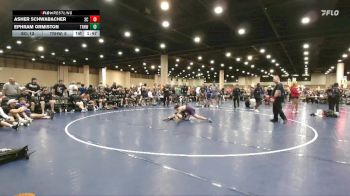 132 lbs Finals (2 Team) - Asher Schwabacher, Skull & Crossbones vs Ephram Ormiston, Team Rich Habits White