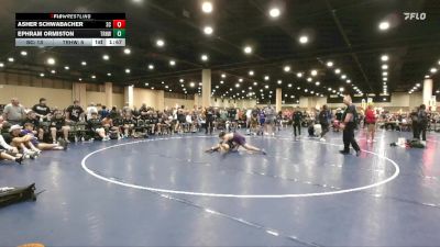 132 lbs Finals (2 Team) - Asher Schwabacher, Skull & Crossbones vs Ephram Ormiston, Team Rich Habits White