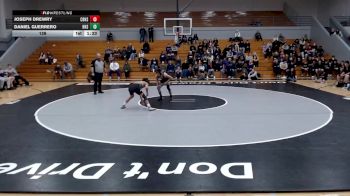 126 lbs Daniel Guerrero, Houston High School vs Joseph Drewry, Christian Brothers High School
