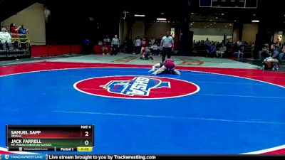 2A-165 lbs Cons. Round 2 - Jack Farrell, Mt. Paran Christian School vs Samuel Sapp, Vidalia