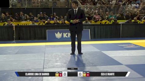 Eiza Le Duarte vs Clarisse Lima De Barros 2025 Pan Kids Jiu-Jitsu IBJJF Championship