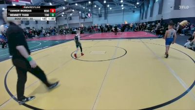 55 lbs Quarterfinal - Xavior Morgas, Maverick Elite Wrestling Club vs Bennett Todd, Texas Elite Wrestling Club