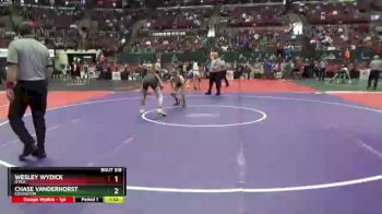 D3-126 lbs Quarterfinal - Chase Vanderhorst, Covington vs Wesley Wydick, Utica