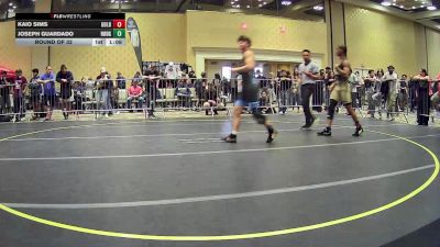 132 lbs Round Of 32 - Kaio Sims, Gold Rush Wr Ac vs Joseph Guardado, Rough House