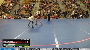 80 lbs Cons. Round 2 - Ben Carlsen, Centennial Youth Wrestling vs Frank Caraccio, Moen Wrestling Academy