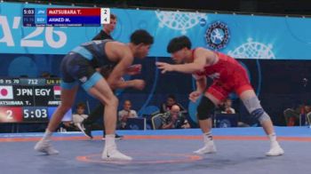 70 kg 1/4 Final - Takuro Matsubara, Japan vs Mohamed Ahmed, Egypt
