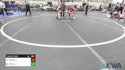 105 lbs Quarterfinal - Hannah Woods, Duncan Demons vs Weslee Frith, Duncan Demon Wrestling