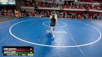 114 lbs Round 1 (8 Team) - Anisa Nuchols, Canyon Randall vs Jessica Lowry, Fort Worth Benbrook