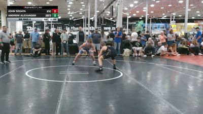 128 lbs Rr Rnd 2 - John Segata, Apache Black - HSC vs Andrew Alexander, GT Kombat - HSC