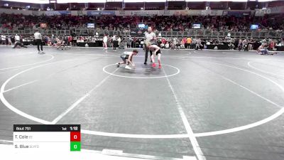 85 lbs Consi Of 4 - Trevor Cole, Eierman Elite vs Sawyer Blue, SlyFox Wrestling Academy