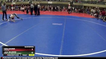 70 lbs Quarterfinal - Jack Hilleson, Heartland Wrestling Academy vs Tate Gauker, Mankato