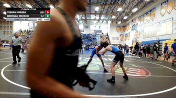 132 lbs Cons. Round 5 - Tesean Rogers, Charlotte Hs vs Brennan McCook, Clay