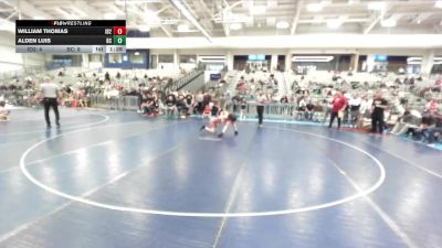 87 lbs Semis (4 Team) - William Thomas, Idaho 2 vs Alden Luis, Bear Cave