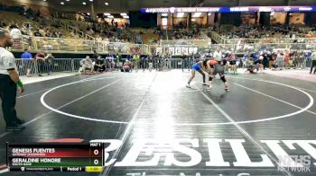 130 lbs Cons. Round 2 - Genesis Fuentes, Gateway (Kissimmee) vs Geraldine Honore, South Dade