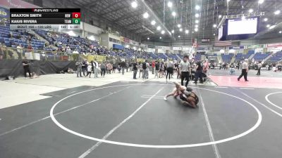 120 lbs Quarterfinal - Braxton Smith, New Mexico Bad Boyz vs Kaius Rivera, Team Montana