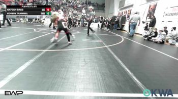 60 lbs Rr Rnd 4 - Kayden Bass, Grove Takedown Club vs Korbin Trammel, Park Hill Grappling Club