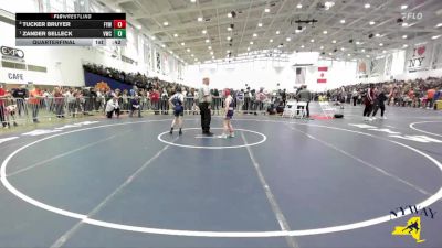 93 lbs Quarterfinal - Zander Selleck, Victor Wrestling Club vs Tucker Bruyer, Falconer Youth Wrestling