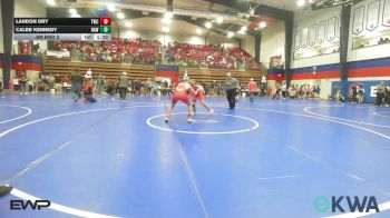140 lbs Rr Rnd 2 - Landon Dry, Tahlequah Wrestling Club vs Caleb Kennedy, Raw Wrestling Club