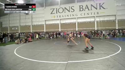 130 lbs 1st Place Match - Reygan Bullington, Grizzlies Wrestling Club vs Katie Byrne, Madison Junior High