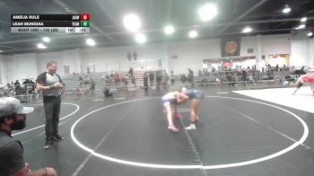130 lbs 3rd Place - Amelia Rule, JagWay vs Leah Munguia, Team Thunder