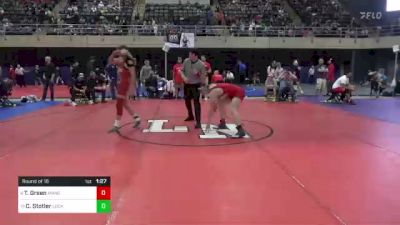 160 lbs Round Of 16 - Travis Green, Manchester, MD vs Connor Stotler, Lockwood, NY