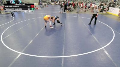 Junior Girls - 170 lbs Champ. Round 2 - Elizabeth Madison, Ohio vs Bralynn Arroyo, Colorado