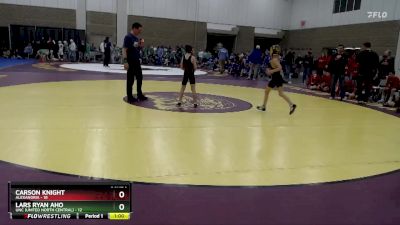 70 lbs Placement (4 Team) - Lars Ryan Aho, UNC (United North Central) vs Carson Knight, Alexandria