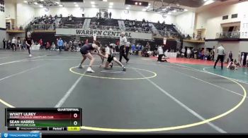 113 lbs Quarterfinal - Wyatt Ulrey, Maurer Coughlin Wrestling Club vs Sean Harris, Leo Wrestling Club