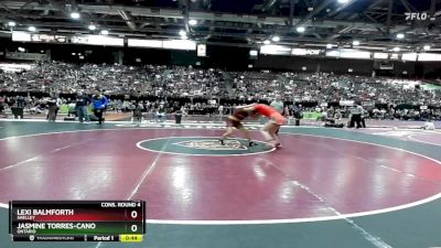 152 lbs Cons. Round 4 - Lexi Balmforth, Shelley vs Jasmine Torres-cano, Ontario