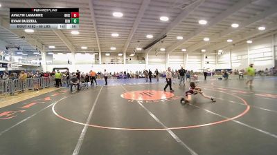 69 lbs Consi Of 16 #2 - Avalyn Lamarre, Bristol vs Evan Buzzell, Dirigo