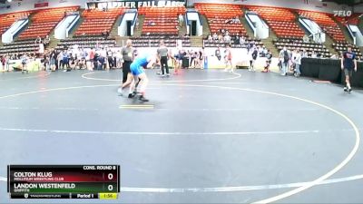 140 lbs Cons. Round 8 - Landon Westenfeld, Griffith vs Colton Klug, Mollitium Wrestling Club