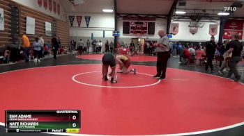 190 lbs Quarterfinal - Sam Adams, Cedar Rapids Kennedy vs Nate Richards, Prairie City Monroe