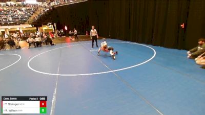 Boys 3rd-4th Grade - 71 Cons. Semis - Tobias Solinger, Moyer Elite Wrestling vs Ryker Wilson, Sebolt Wrestling Academy