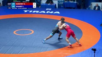 74 kg Final 3-5 - Dzhabrail Gadzhiev, Azerbaijan vs Ismail Khaniev, Individual Neutral Athletes