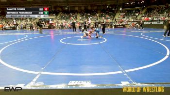 61 lbs Consi Of 8 #2 - Sawyer Comer, Sebolt Wrestling Academy vs Maverick Fernandez, DCWA