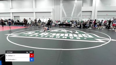 115 lbs 1/4 Final - Sarah Vehar, Georgia vs Nova Estrada, South Carolina
