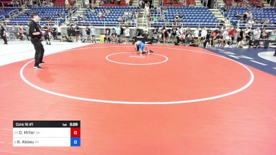 126 lbs Cons 16 #1 - Devon Miller, OK vs Bodie Abbey, MI