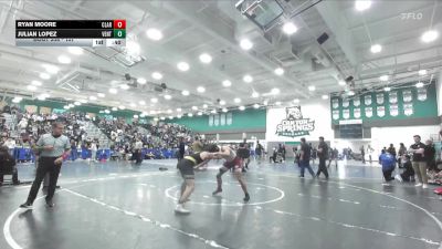 157 lbs Cons. Round 2 - Ryan Moore, Claremont vs Julian Lopez, Ventura