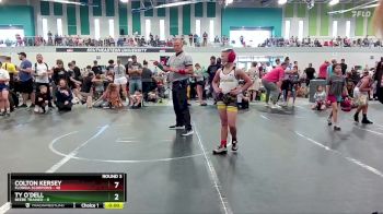 88 lbs Round 3 (6 Team) - Colton Kersey, Florida Scorpions vs Ty O`Dell, Beebe Trained