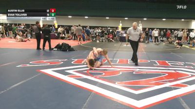 138 lbs Consi Of 32 #1 - Austin Ellis, UT vs Evan Tolliver, PA