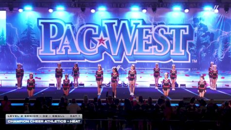 Champion Cheer Athletics - Heat [2026 L2 Senior - D2 - Small Day 1] 2026 PacWest Grand Nationals